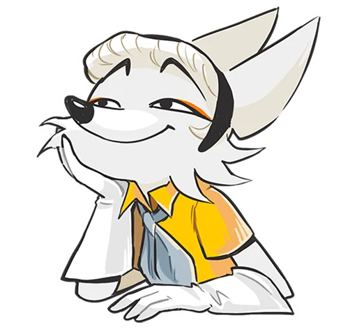 🫥 Стикер «Амели без надписей» для Telegram