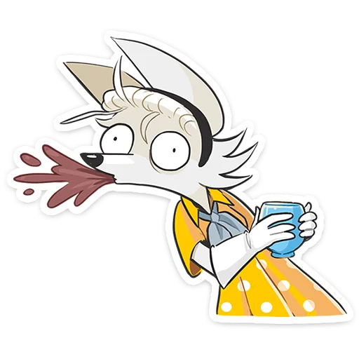 🤮 Стикер «Амели без надписей» для Telegram