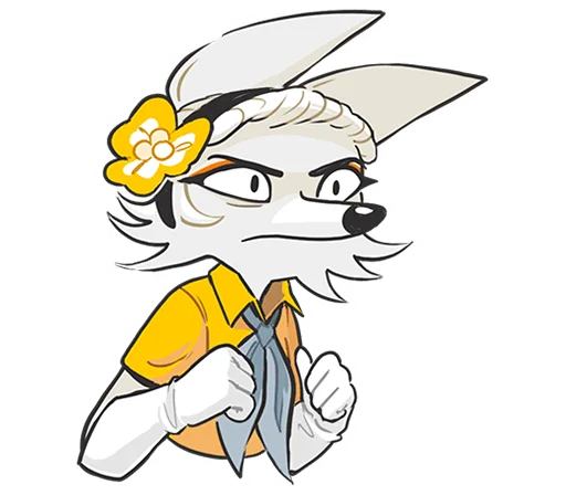 💪 Стикер «Амели без надписей» для Telegram