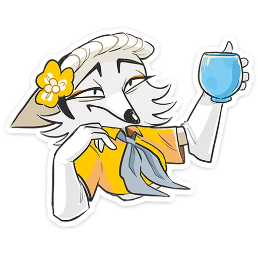 ☕ Стикер «Амели без надписей» для Telegram