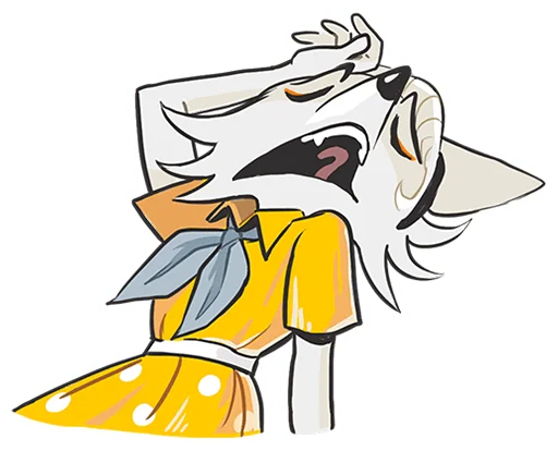 😩 Стикер «Амели без надписей» для Telegram