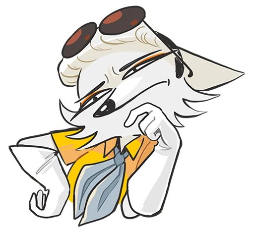 🤔 Стикер «Амели без надписей» для Telegram