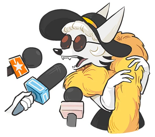 🤐 Стикер «Амели без надписей» для Telegram