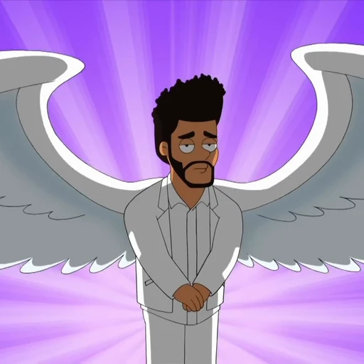 👼 Стикер «American Dad The Weeknds Secret» для Telegram