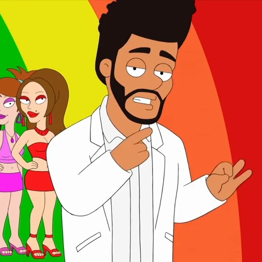 👉 Стикер «American Dad The Weeknds Secret» для Telegram