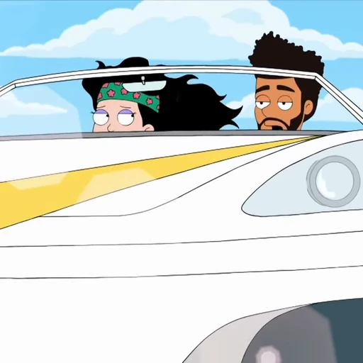 🚘 Стикер «American Dad The Weeknds Secret» для Telegram