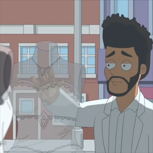 😩 Стикер «American Dad The Weeknds Secret» для Telegram