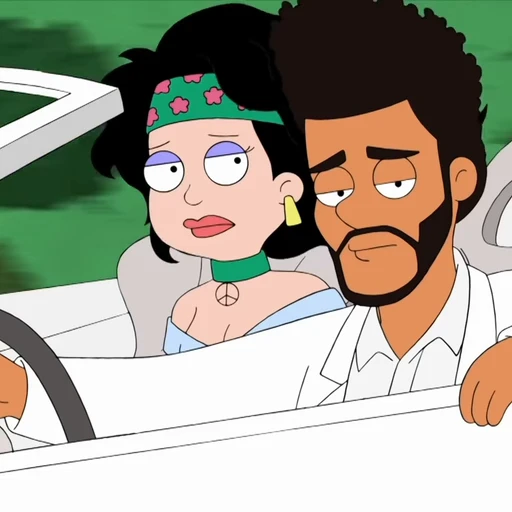 💨 Стикер «American Dad The Weeknds Secret» для Telegram