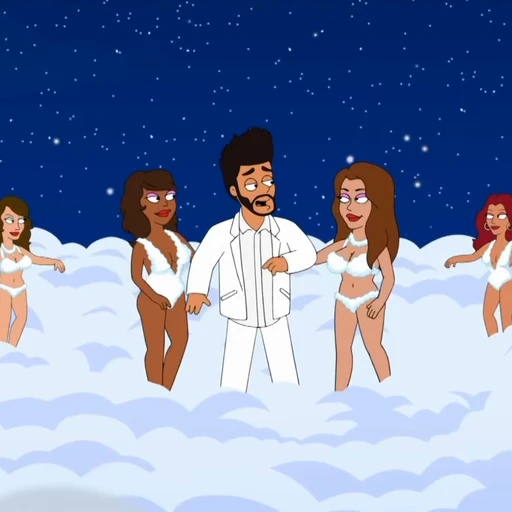 💖 Стикер «American Dad The Weeknds Secret» для Telegram