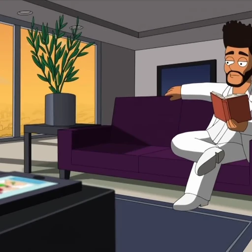 😑 Стикер «American Dad The Weeknds Secret» для Telegram