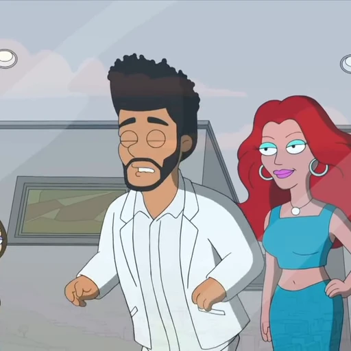 🕺 Стикер «American Dad The Weeknds Secret» для Telegram