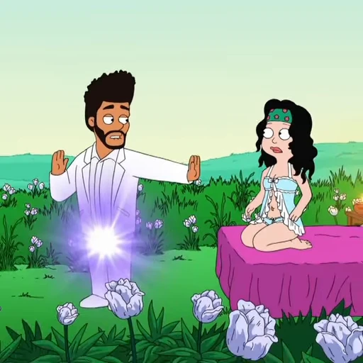 😇 Стикер «American Dad The Weeknds Secret» для Telegram