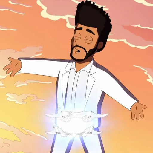 😇 Стикер «American Dad The Weeknds Secret» для Telegram