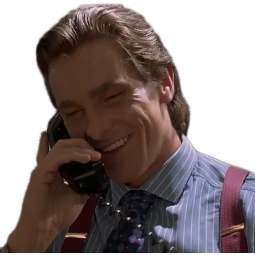 📞 Стикер «American Psycho» для Telegram