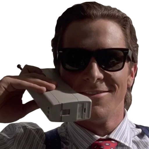 📞 Стикер «American Psycho» для Telegram