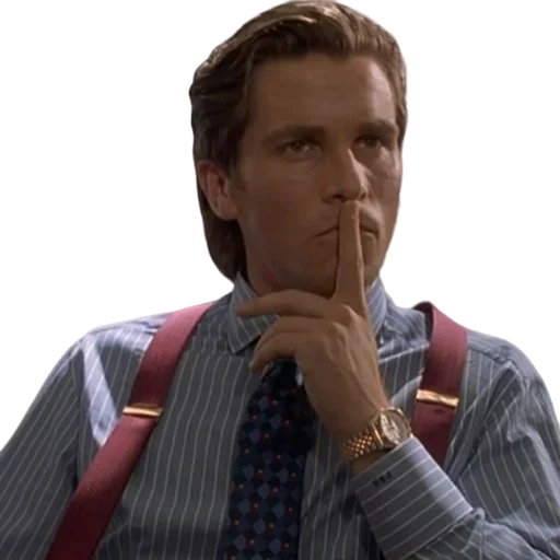 🤔 Стикер «American Psycho» для Telegram