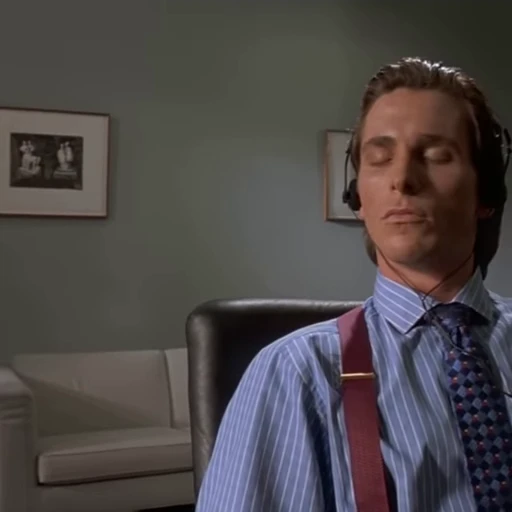 😑 Стикер «American Psycho» для Telegram