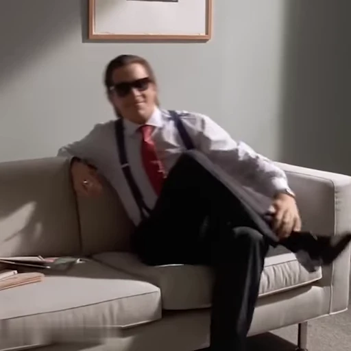 😎 Стикер «American Psycho» для Telegram
