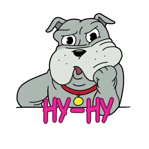 💋 Стикер «Фу-дог» для Telegram