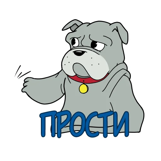 😢 Стикер «Фу-дог» для Telegram