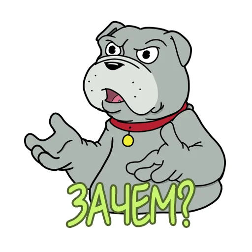 👌 Стикер «Фу-дог» для Telegram