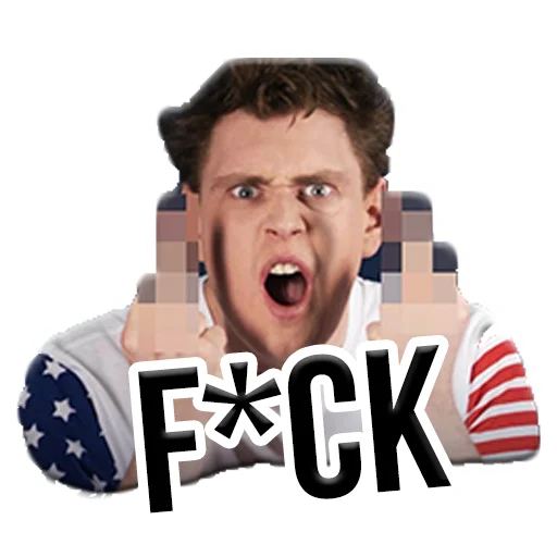 😡 Стикер «Америкашка» для Telegram
