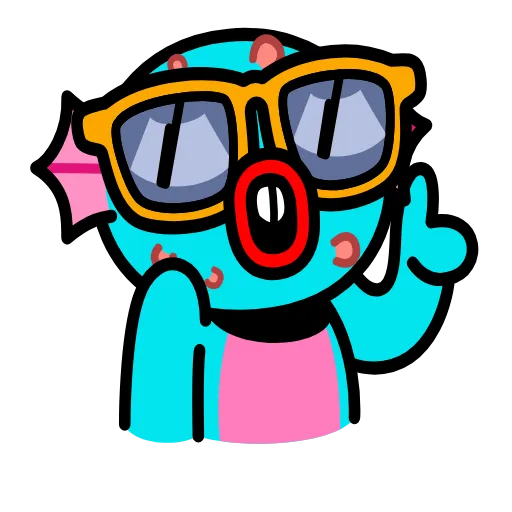 🤩 Стикер «Амфибия» для Telegram