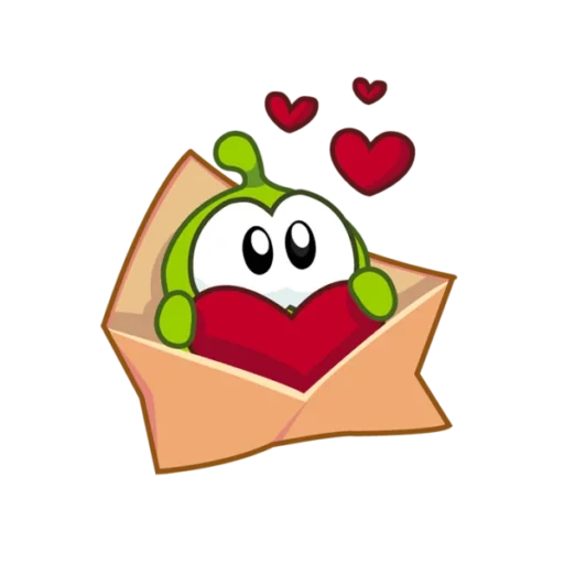 ❤️ Стикер «ам ням бог» для Telegram