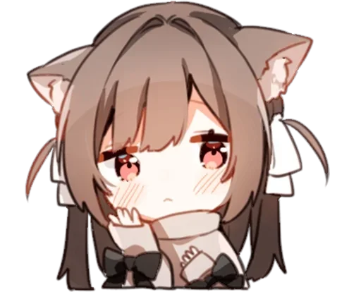 🙁 Стикер «Ами тян» для Telegram