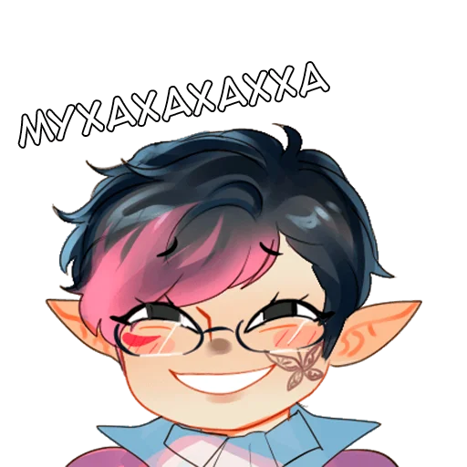 😈 Стикер «Амиаф Amiaf» для Telegram