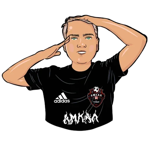 🍔 Стикер «Амкал» для Telegram