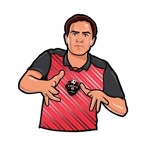 🕺 Стикер «Амкал» для Telegram