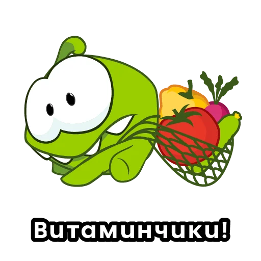 🍏 Стикер «Ам Ням Пятерочка» для Telegram