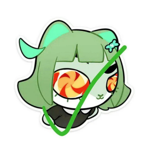 🐸 Стикер «амням» для Telegram