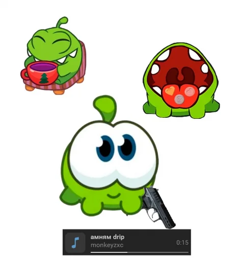 🐸 Стикер «амням» для Telegram