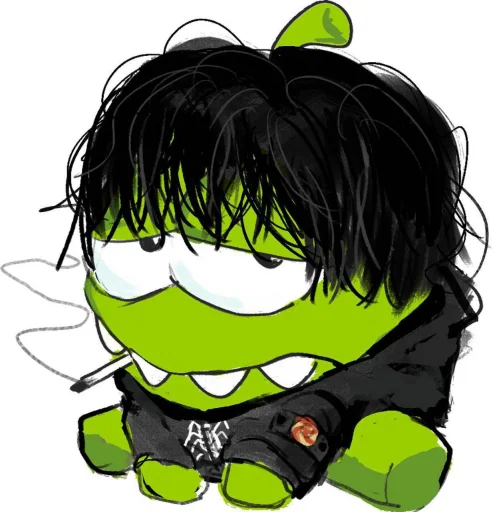 🐸 Стикер «амням» для Telegram