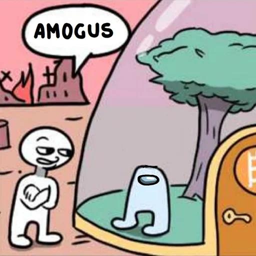😎 Стикер «amogus» для Telegram