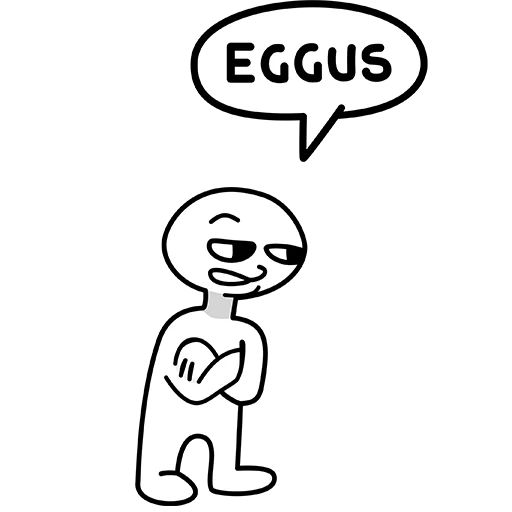 🥚 Стикер «amogus» для Telegram