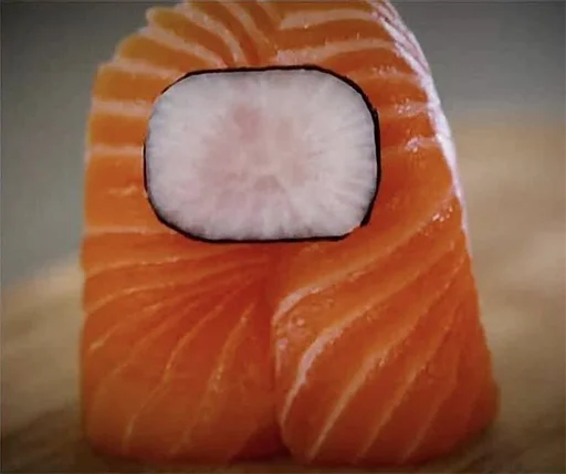 🍣 Стикер «amogus» для Telegram
