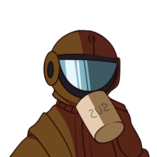 🥱 Стикер «amongusass» для Telegram
