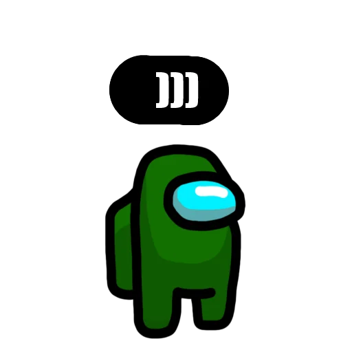 🙃 Стикер «Among Us pyaka pack» для Telegram