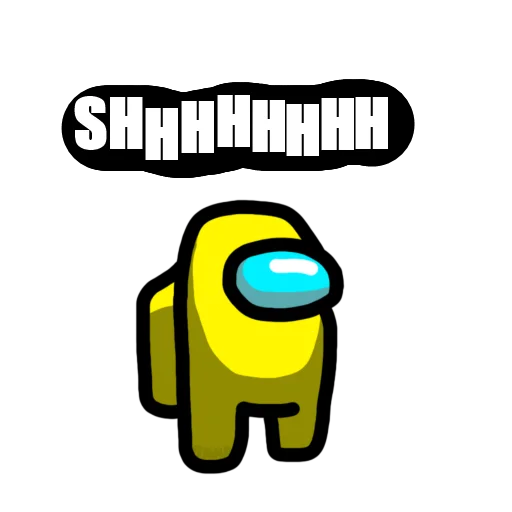 🤫 Стикер «Among Us pyaka pack» для Telegram