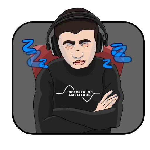 😴 Стикер «Underground Amplitude» для Telegram