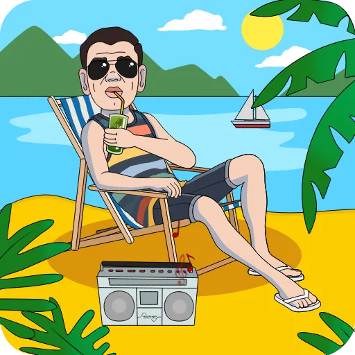 ☀️ Стикер «Underground Amplitude» для Telegram
