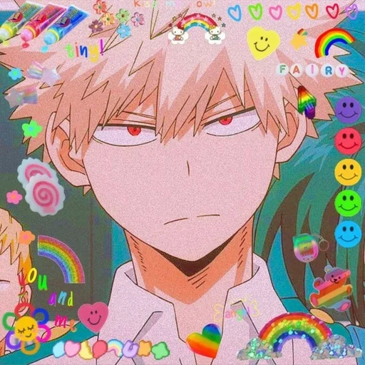 😡 Стикер «Katsuki Bakugo» для Telegram