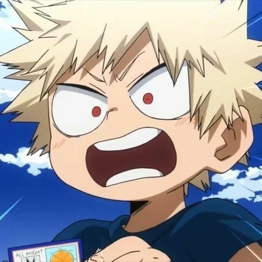 🤬 Стикер «Katsuki Bakugo» для Telegram