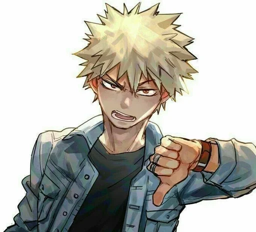 🤬 Стикер «Katsuki Bakugo» для Telegram