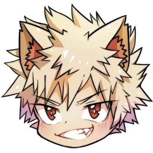 🤬 Стикер «Katsuki Bakugo» для Telegram