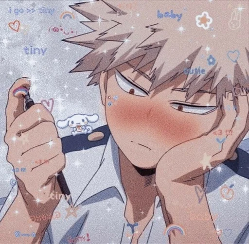 😡 Стикер «Katsuki Bakugo» для Telegram
