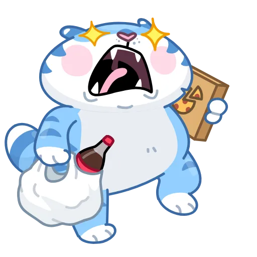 😵‍💫 Стикер «Тигр Амур» для Telegram